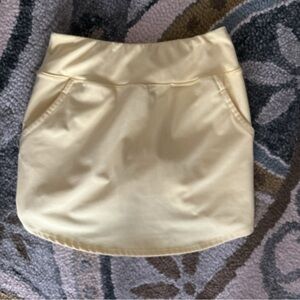 NWOT CYNTHIA ROWLEY Yellow Tennis, Golf, Pickleball Skort. Size XS